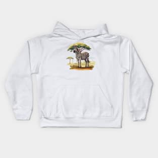 Zebra Lover Kids Hoodie